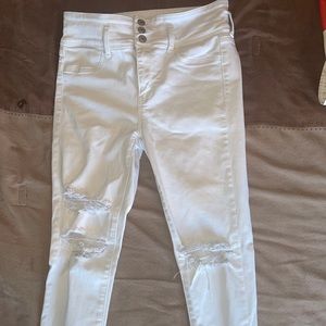 white American eagle jeans